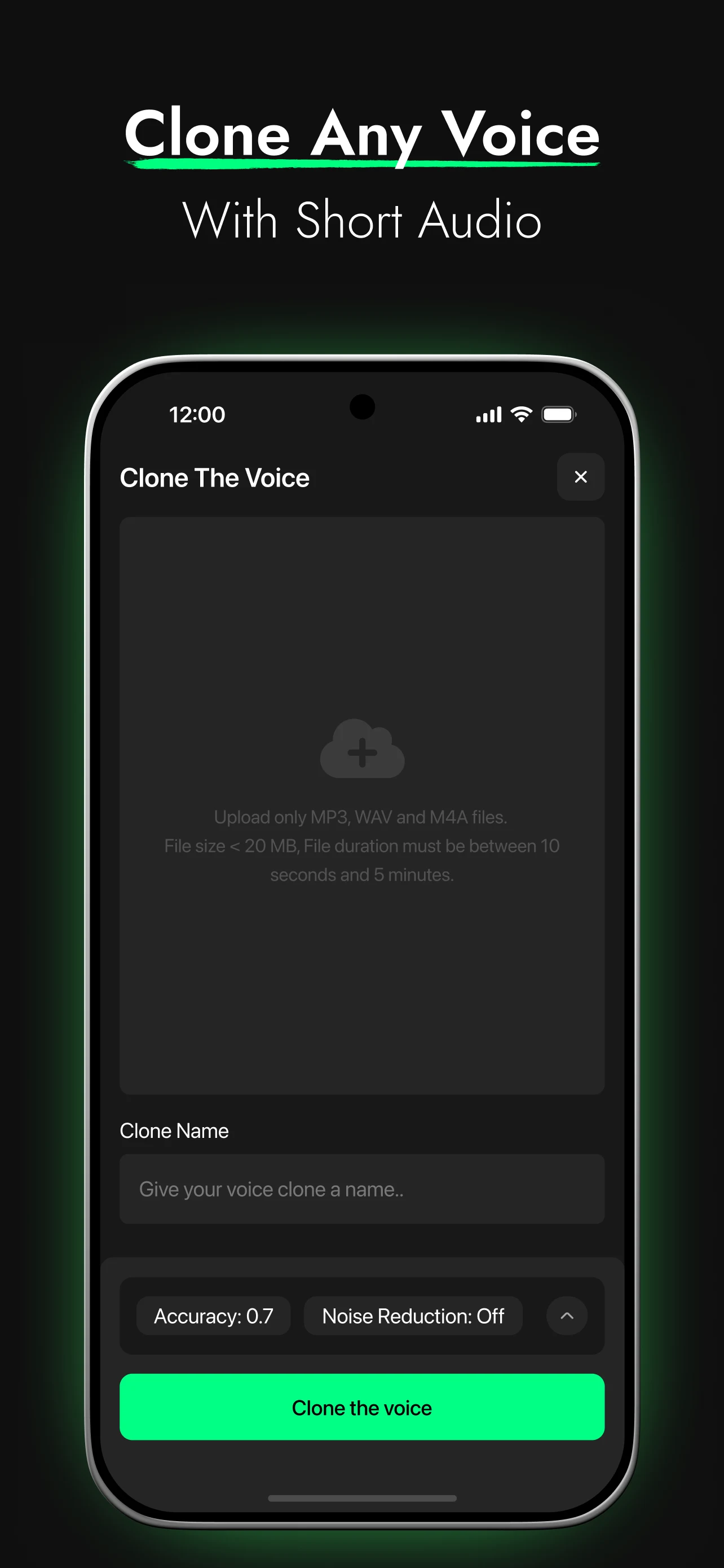 Voice Clone: AI Voice Cloning screenshot
